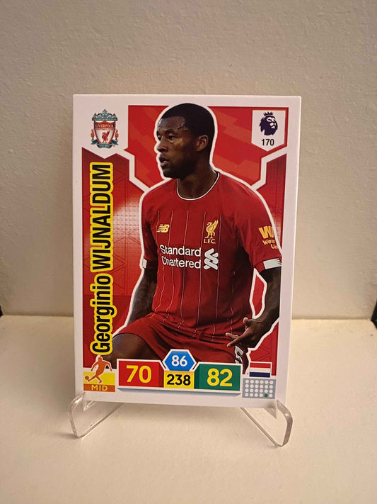 Fodbold kort Panini Adrenalyn XL Premier League 2019/2020 - Liverpool Georginio Wijnaldum - Pokedexet