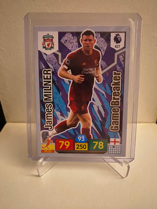 Panini Adrenalyn XL Premier League 2019/2020 Liverpool James Milner Holofoil