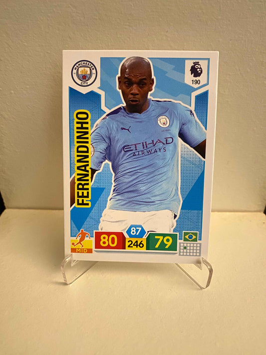 Fodbold kort Panini Adrenalyn XL Premier League 2019/2020 - Manchester City Fernandinho - Pokedexet