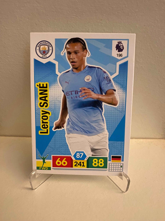 Fodbold kort Panini Adrenalyn XL Premier League 2019/2020 - Manchester City Leroy Sane - Pokedexet