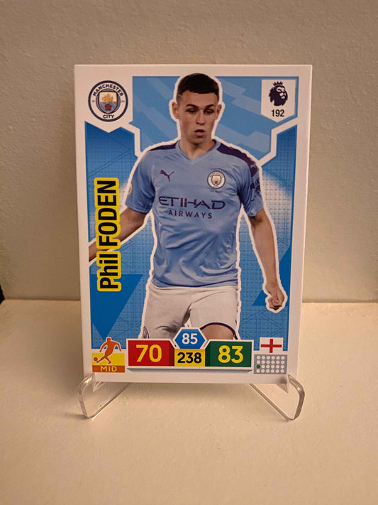 Fodbold kort Panini Adrenalyn XL Premier League 2019/2020 - Manchester City Phil Foden - Pokedexet