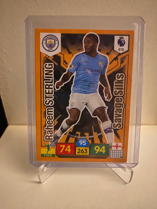 Panini Adrenalyn XL Premier League 2019/2020 Manchester City Raheem Sterling Holofoil