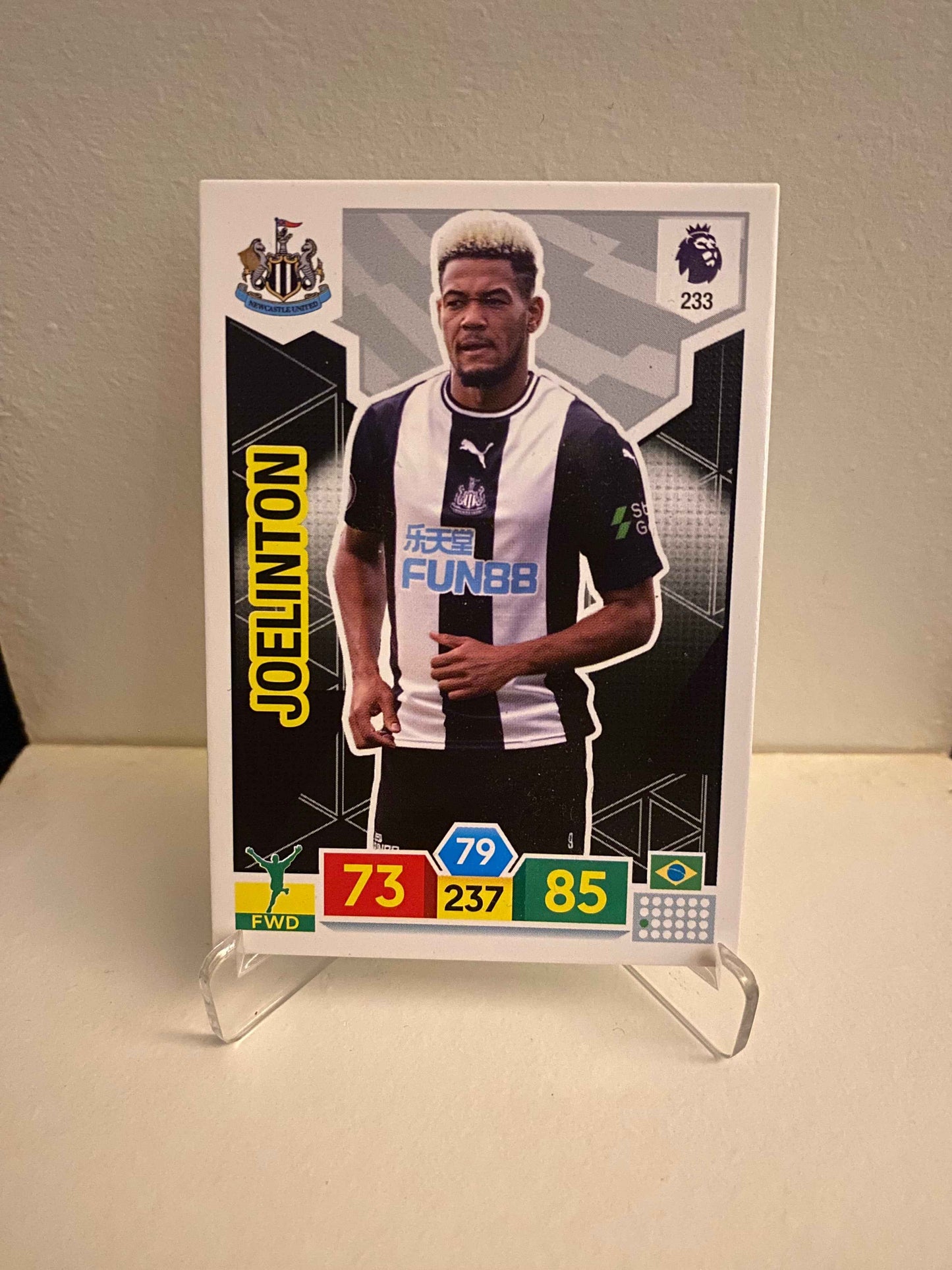 Fodbold kort Panini Adrenalyn XL Premier League 2019/2020 - Newcastle Joelinton - Pokedexet