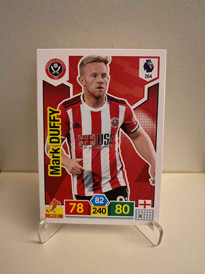 Fodbold kort Panini Adrenalyn XL Premier League 2019/2020 - Sheffield United Mark Duffy - Pokedexet