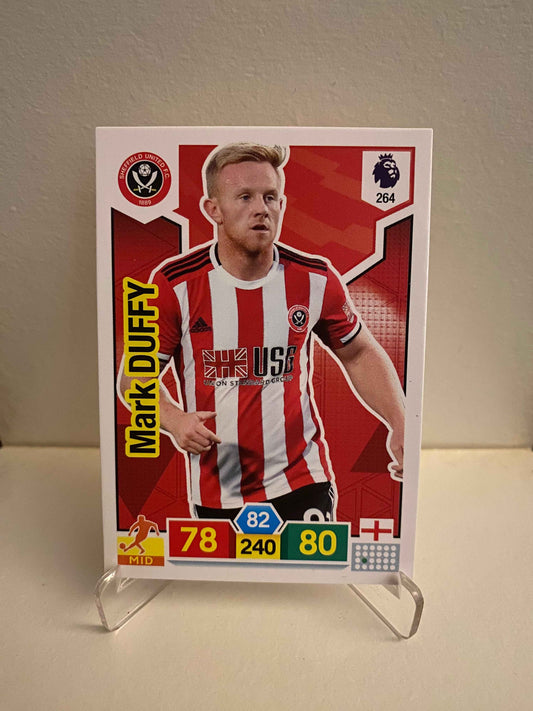 Fodbold kort Panini Adrenalyn XL Premier League 2019/2020 - Sheffield United Mark Duffy - Pokedexet