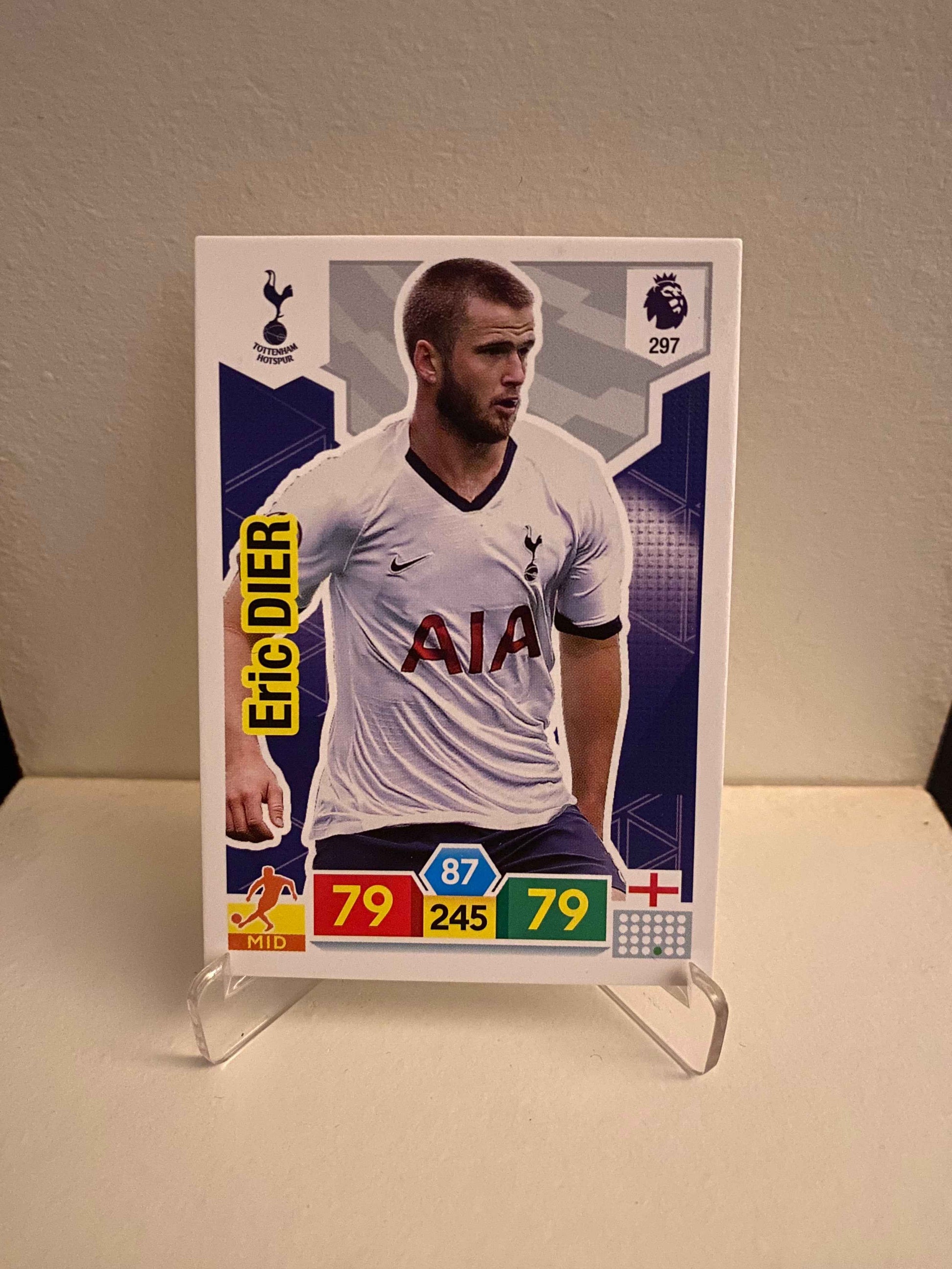 Fodbold kort Panini Adrenalyn XL Premier League 2019/2020 - Tottenham Eric Dier - Pokedexet