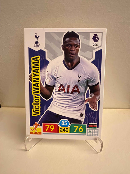 Fodbold kort Panini Adrenalyn XL Premier League 2019/2020 - Tottenham Victor Wanyama - Pokedexet
