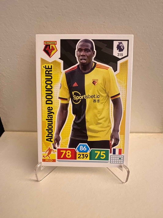 Fodbold kort Panini Adrenalyn XL Premier League 2019/2020 - Watford Abdoulaye Doucoure - Pokedexet