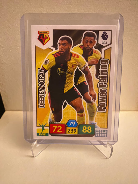 Panini Adrenalyn XL Premier League 2019/2020 Watford Deeney/Gray Holofoil