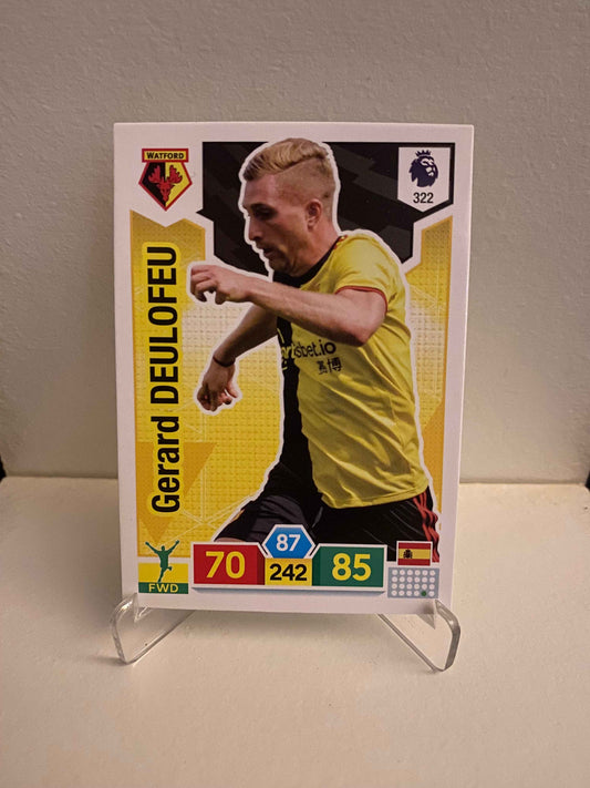 Fodbold kort Panini Adrenalyn XL Premier League 2019/2020 - Watford Gerard Deulofeu - Pokedexet