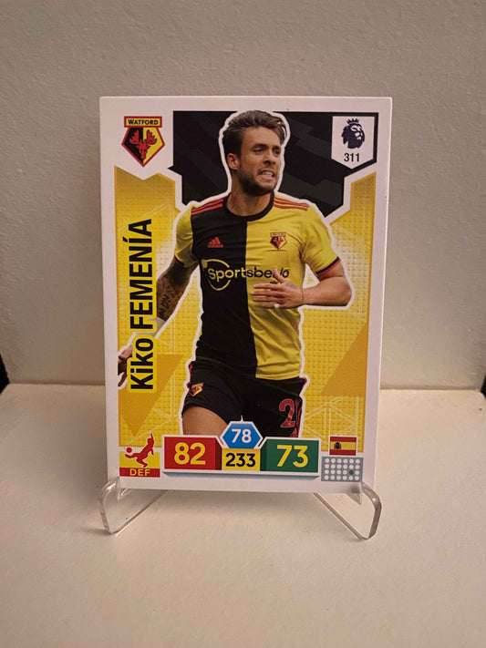 Fodbold kort Panini Adrenalyn XL Premier League 2019/2020 - Watford Kiko Femenia - Pokedexet