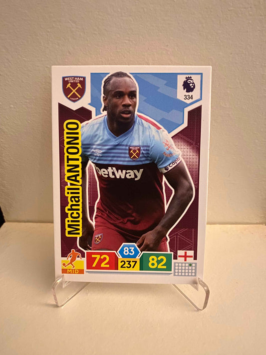 Fodbold kort Panini Adrenalyn XL Premier League 2019/2020 - West Ham United Michail Antonio - Pokedexet