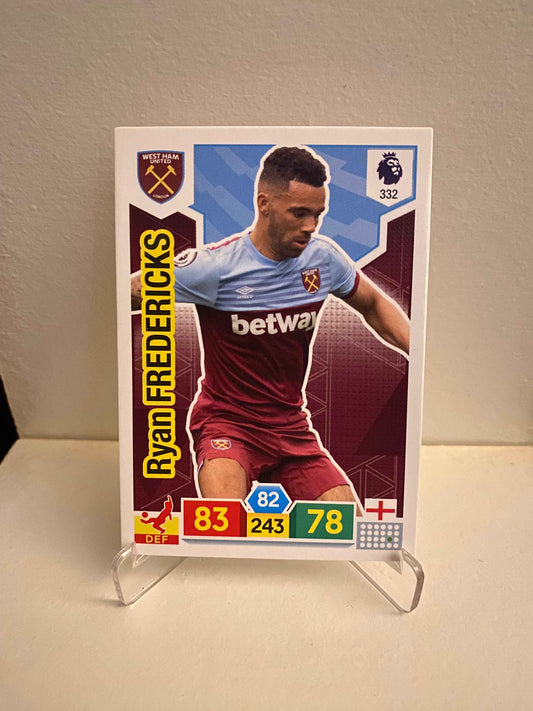 Fodbold kort Panini Adrenalyn XL Premier League 2019/2020 - West Ham United Ryan Fredericks - Pokedexet