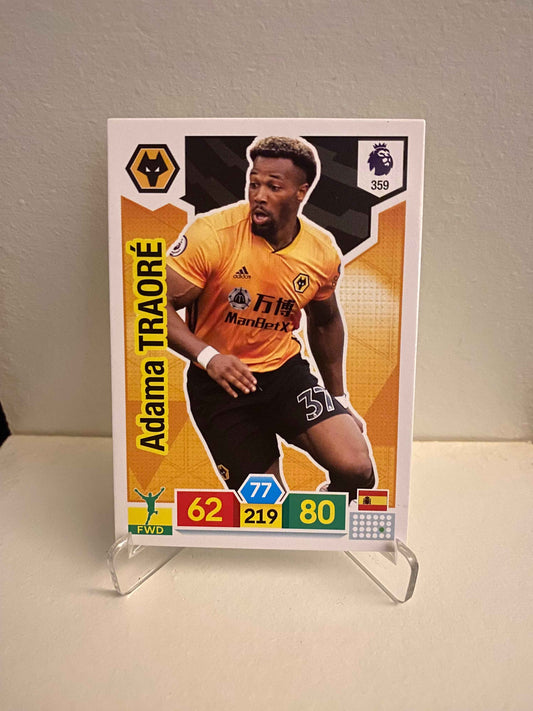 Fodbold kort Panini Adrenalyn XL Premier League 2019/2020 - Wolverhampton Adame Traore - Pokedexet