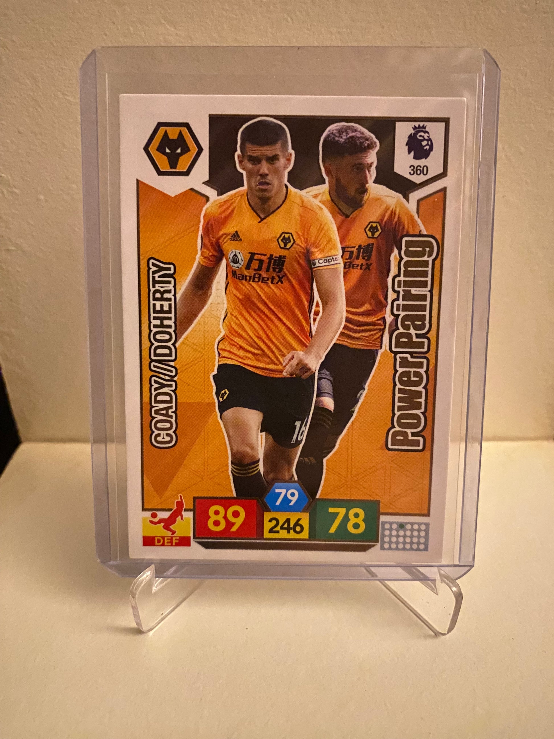 Panini Adrenalyn XL Premier League 2019/2020 - Wolverhampton Coady/Doherty Holofoil - Pokedexet
