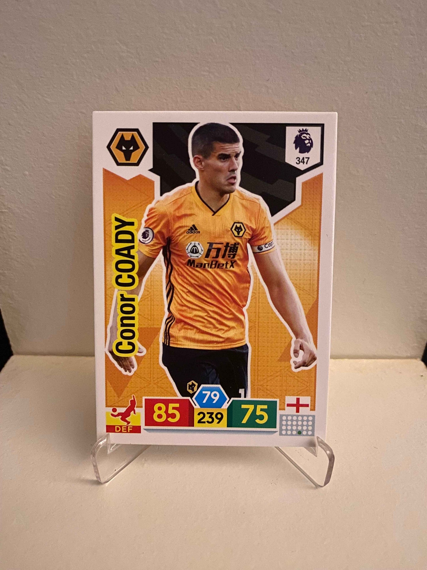 Fodbold kort Panini Adrenalyn XL Premier League 2019/2020 - Wolverhampton Conor Coady - Pokedexet