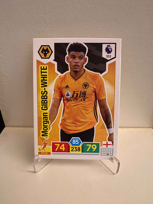 Fodbold kort Panini Adrenalyn XL Premier League 2019/2020 - Wolverhampton Morgan Gibbs-White - Pokedexet
