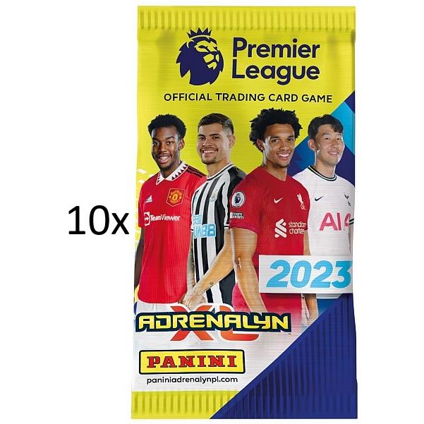 10x Panini Booster Packs Adrenalyn XL - Premier League 2022/2023 - Pokedexet