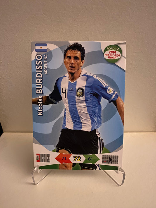 Panini Adrenalyn XL Road To World Cup 2014 Argentina Nicolas Burdisso