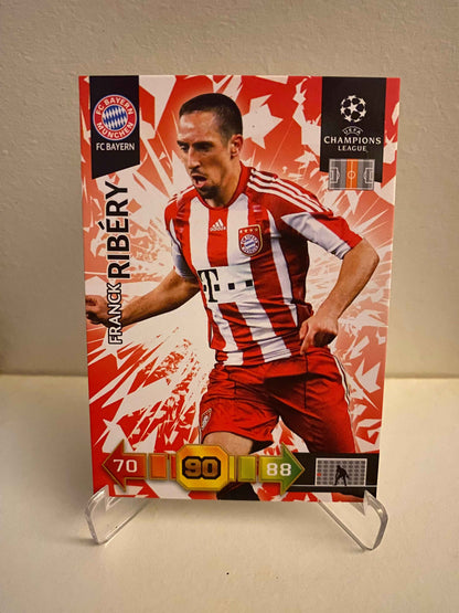 Fodbold kort Panini Adrenalyn XL UEFA Champions League 2010-2011 - Bayern München Franck Ribery - Pokedexet