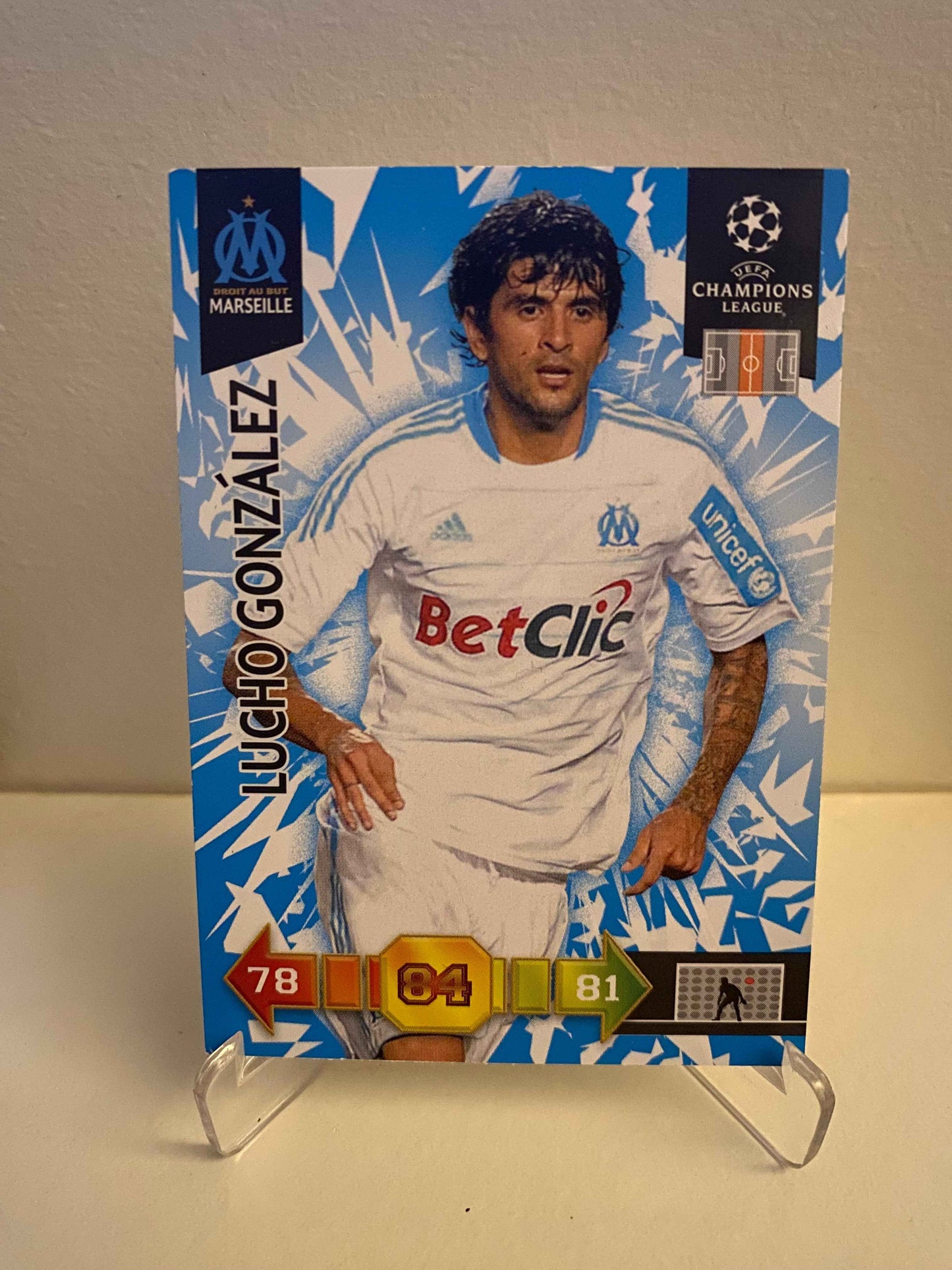Panini Adrenalyn XL UEFA Champions League 2010-2011 - Marseille Lucho Gonzalez