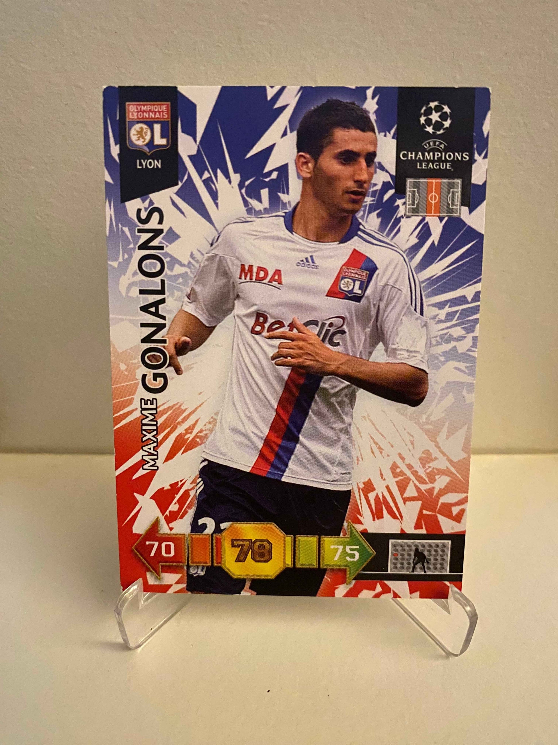 Panini Adrenalyn XL UEFA Champions League 2010-2011 - Olympique Lyon Maxime Gonalons