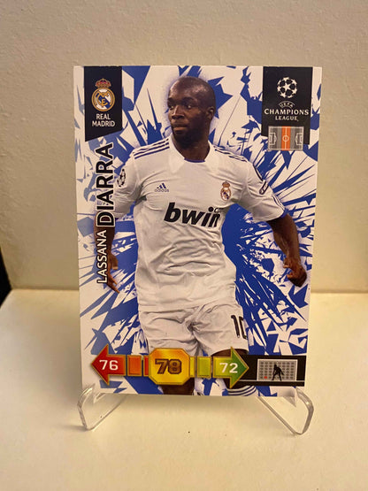 Fodbold kort Panini Adrenalyn XL UEFA Champions League 2010-2011 - Real Madrid Lassana Diarra - Pokedexet