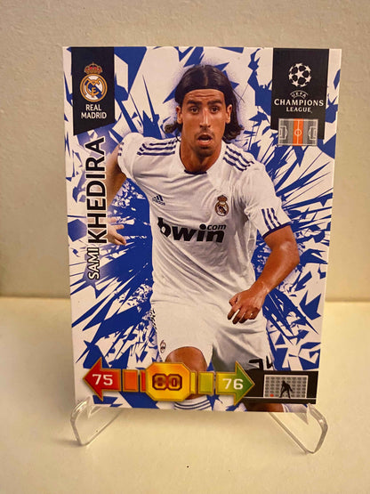 Fodbold kort Panini Adrenalyn XL UEFA Champions League 2010-2011 - Real Madrid Sami Khedira - Pokedexet