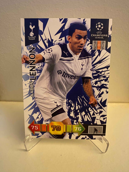 Fodbold kort Panini Adrenalyn XL UEFA Champions League 2010-2011 - Tottenham Hotspur FC Aaron Lennon - Pokedexet