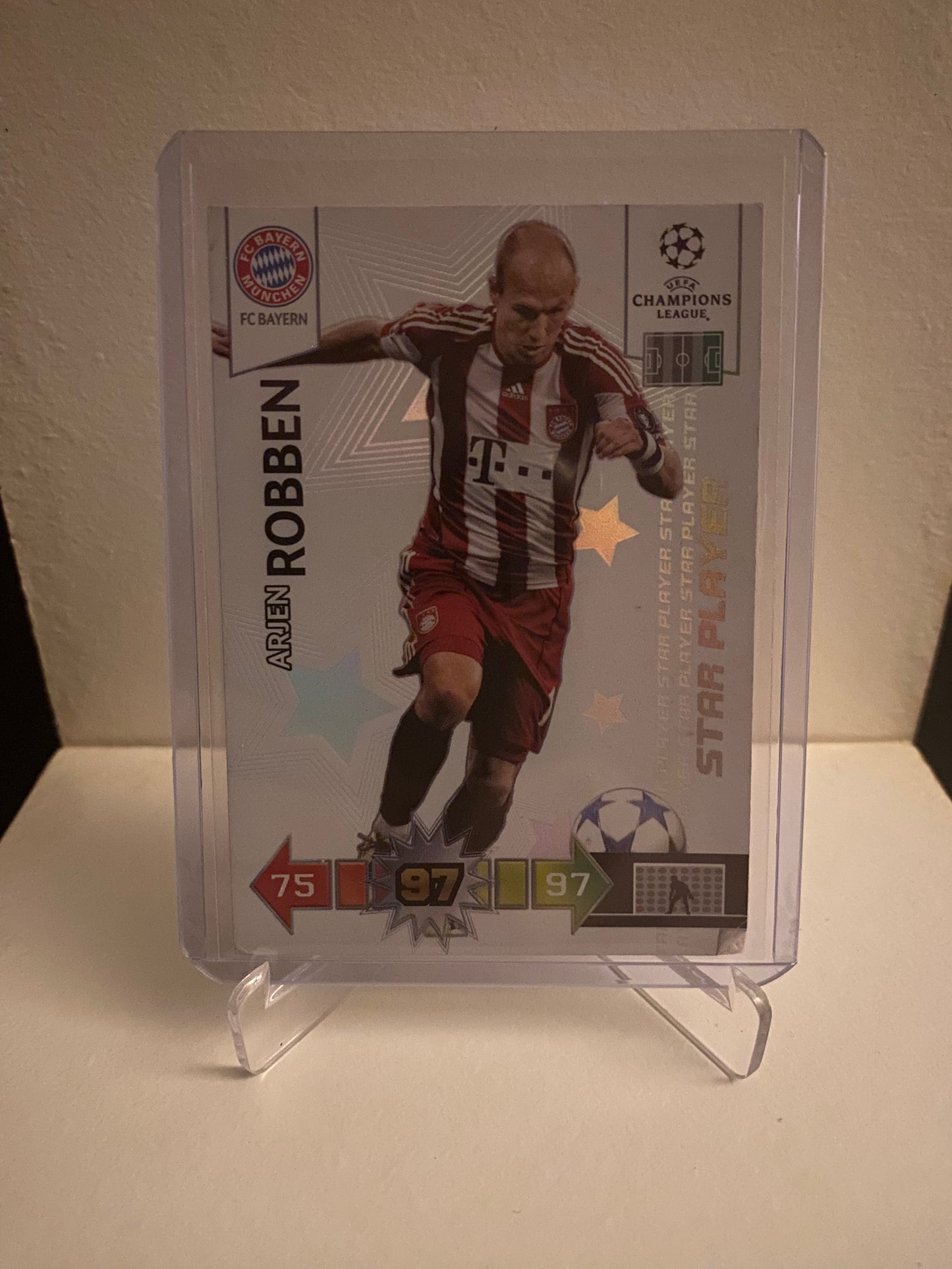 Panini Adrenalyn XL UEFA Champions League 2010/2011 - Bayern München Arjen Robben Holofoil - Pokedexet