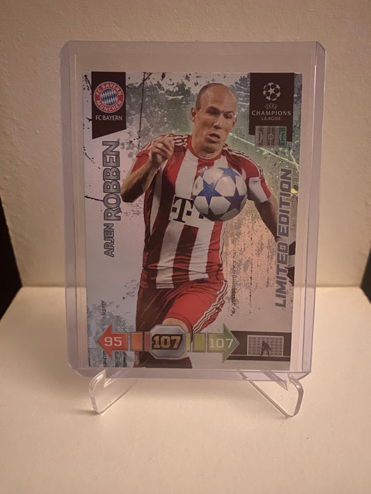 Panini Adrenalyn XL UEFA Champions League 2010/2011 Bayern München Arjen Robben Limited Edition Holofoil