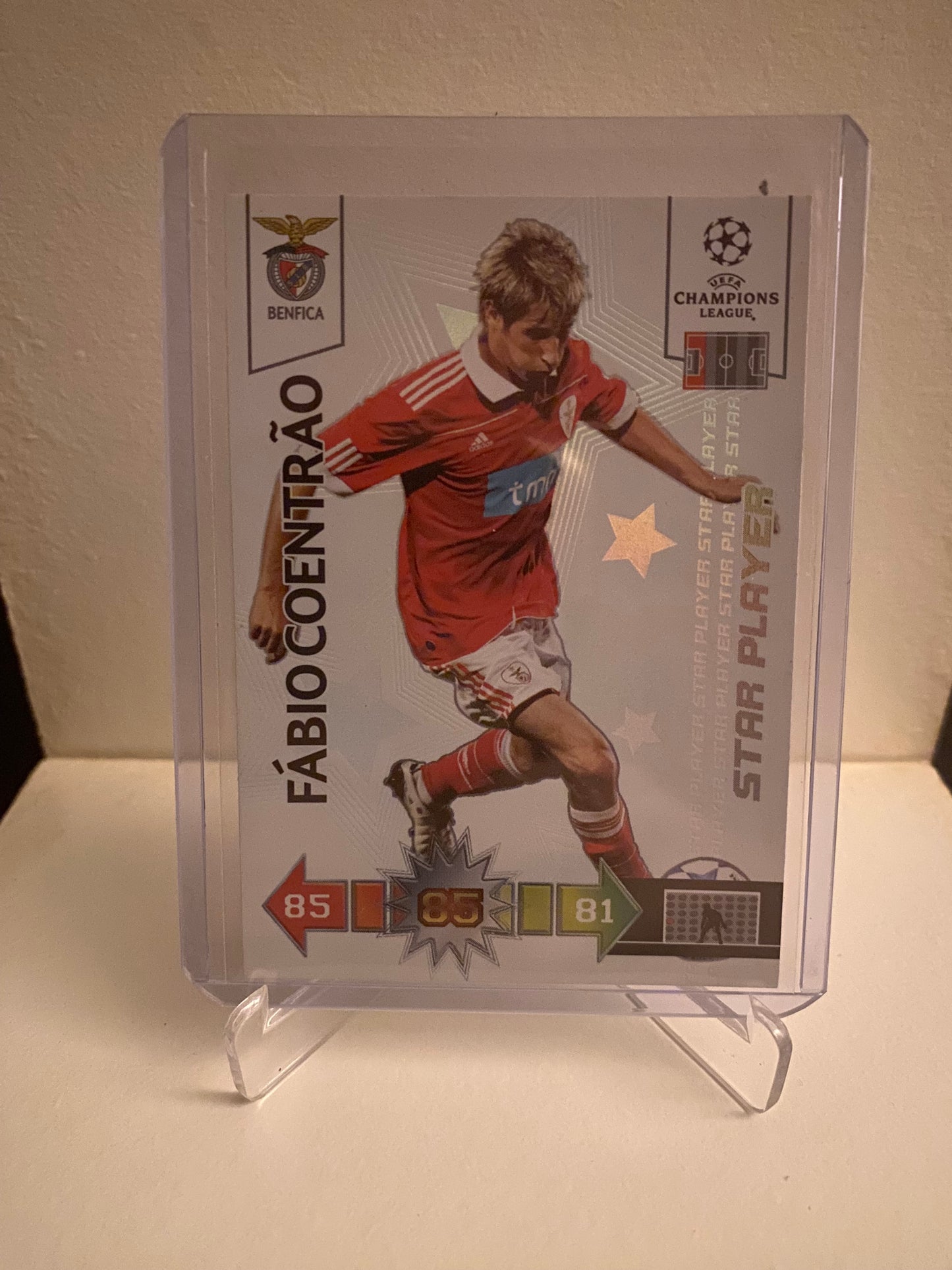 Panini Adrenalyn XL UEFA Champions League 2010/2011 Benfica Fabio Coentrao Holofoil