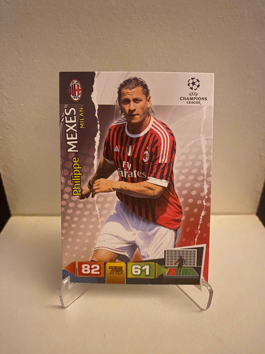 Fodbold kort Panini Adrenalyn XL UEFA Champions League 2011/2012 - AC Milan Philippe Mexes - Pokedexet