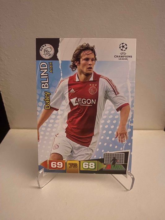 Fodbold kort Panini Adrenalyn XL UEFA Champions League 2011/2012 - Ajax Daley Blind - Pokedexet