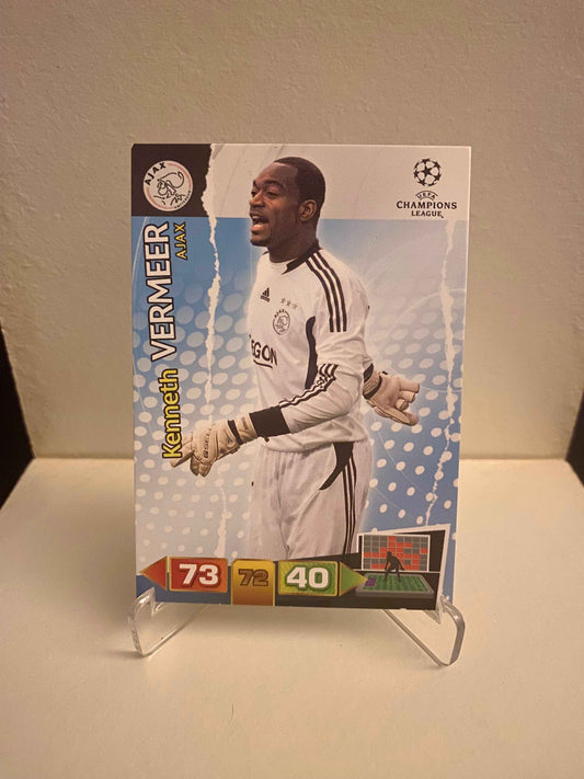 Fodbold kort Panini Adrenalyn XL UEFA Champions League 2011/2012 - Ajax Kenneth Vermeer - Pokedexet