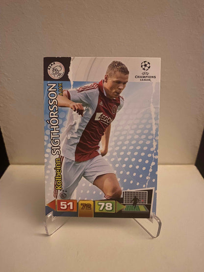 Fodbold kort Panini Adrenalyn XL UEFA Champions League 2011/2012 - Ajax Kolbeinn Sightorsson - Pokedexet
