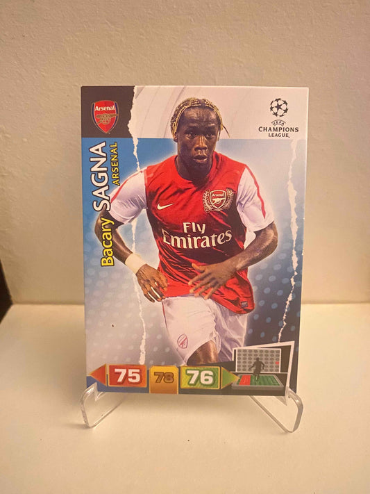 Fodbold kort Panini Adrenalyn XL UEFA Champions League 2011/2012 - Arsenal Bacary Sagna - Pokedexet