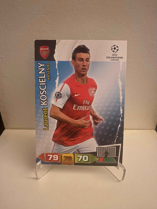 Fodbold kort Panini Adrenalyn XL UEFA Champions League 2011/2012 - Arsenal Laurent Koscielny - Pokedexet