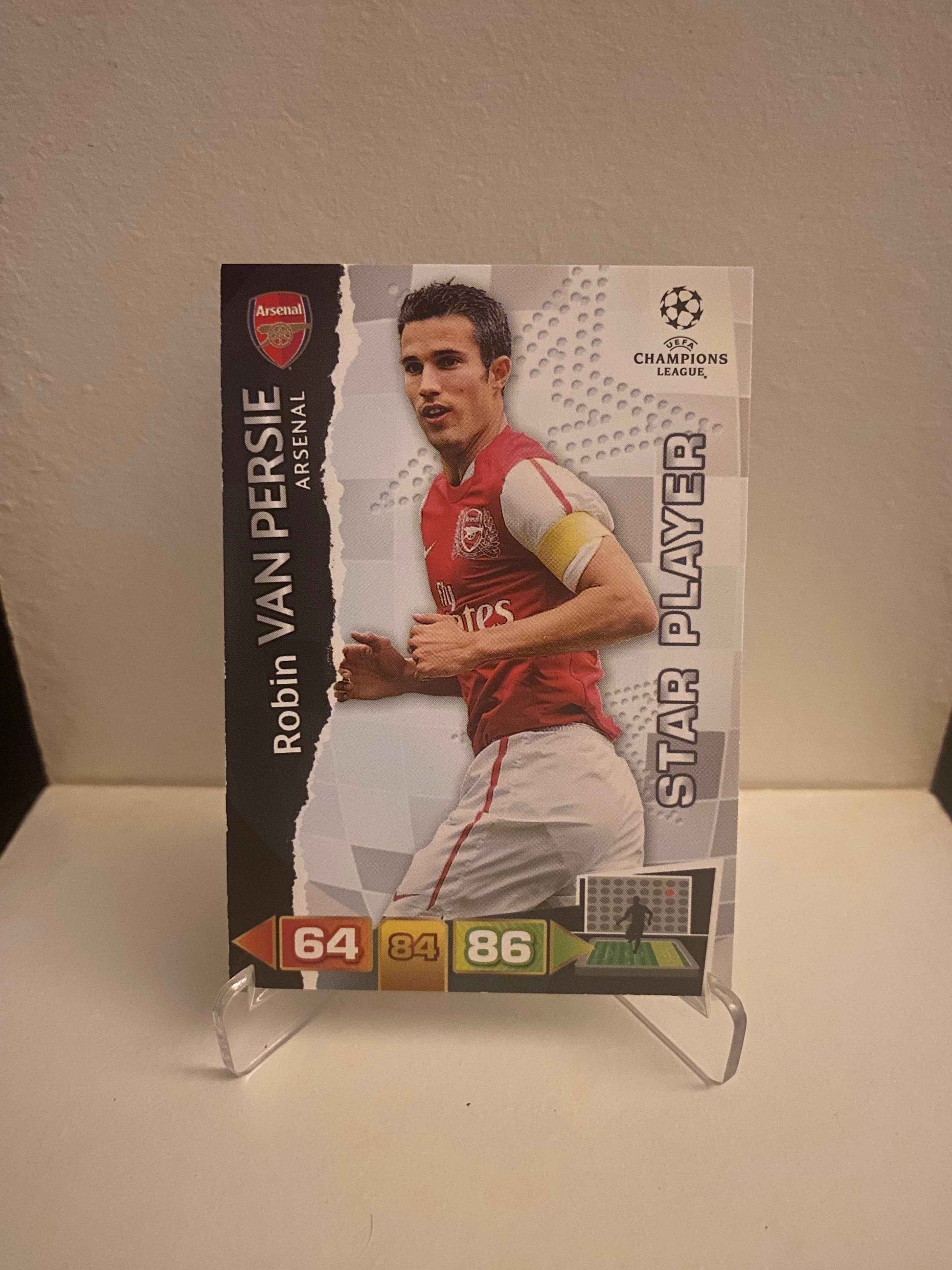Fodbold kort Panini Adrenalyn XL UEFA Champions League 2011/2012 - Arsenal Robin Van Persie - Pokedexet