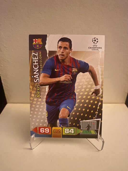 Fodbold kort Panini Adrenalyn XL UEFA Champions League 2011/2012 - Barcelona Alexis Sanchez - Pokedexet