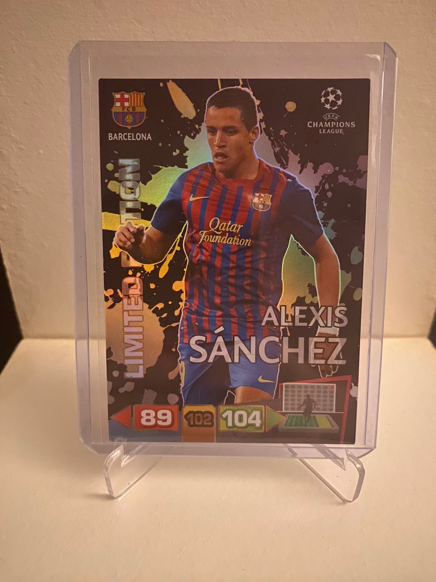 Panini Adrenalyn XL UEFA Champions League 2011/2012 - Barcelona Alexis Sanchez Holofoil - Pokedexet