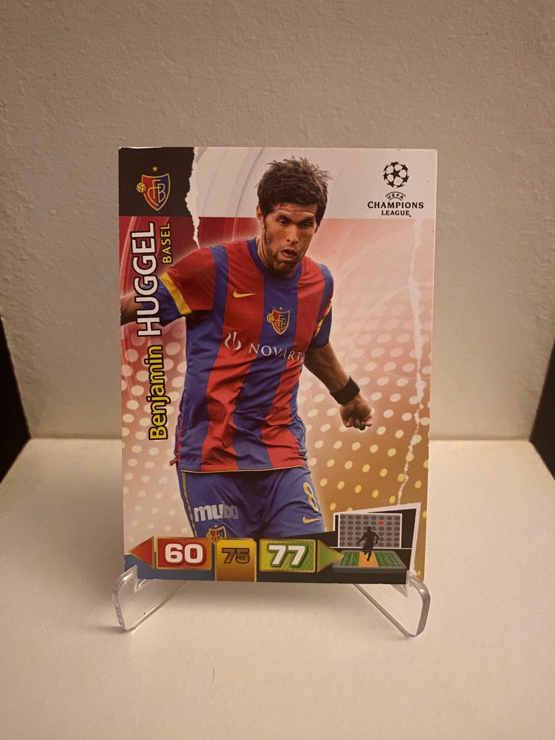 Fodbold kort Panini Adrenalyn XL UEFA Champions League 2011/2012 - Basel Benjamin Huggel - Pokedexet