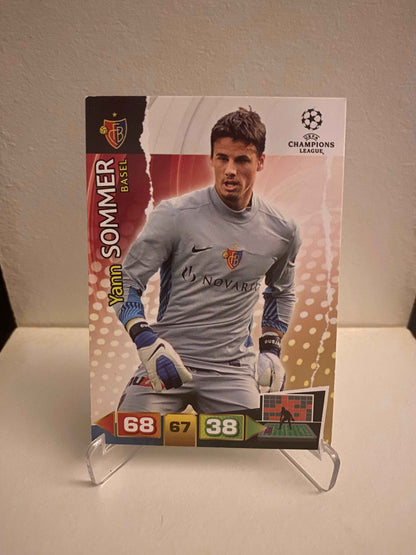 Fodbold kort Panini Adrenalyn XL UEFA Champions League 2011/2012 - Basel Yann Sommer - Pokedexet