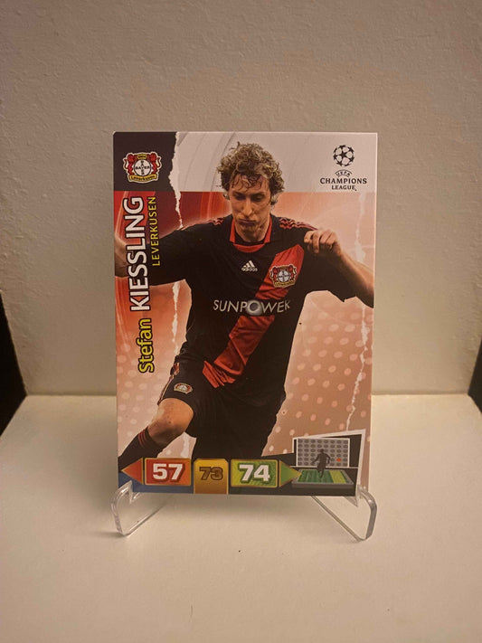 Fodbold kort Panini Adrenalyn XL UEFA Champions League 2011/2012 - Bayer Leverkusen Stefan Kiessling - Pokedexet