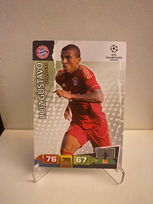 Fodbold kort Panini Adrenalyn XL UEFA Champions League 2011/2012 - Bayern München Luiz Gustavo - Pokedexet
