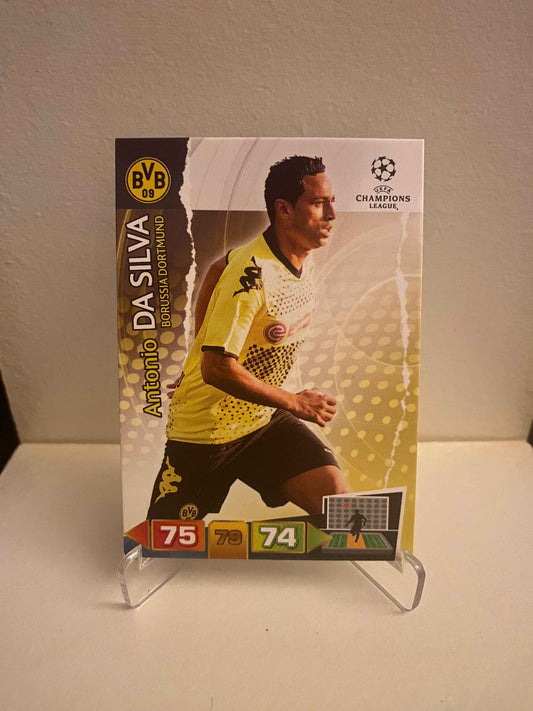 Fodbold kort Panini Adrenalyn XL UEFA Champions League 2011/2012 - Borussia Dortmund Antonio Da Silva - Pokedexet