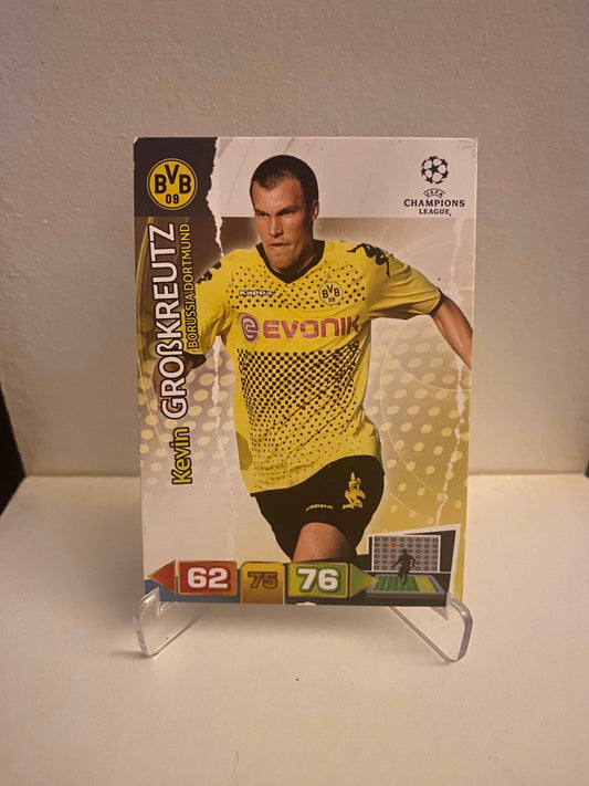 Fodbold kort Panini Adrenalyn XL UEFA Champions League 2011/2012 - Borussia Dortmund Kevin Grosskreutz - Pokedexet