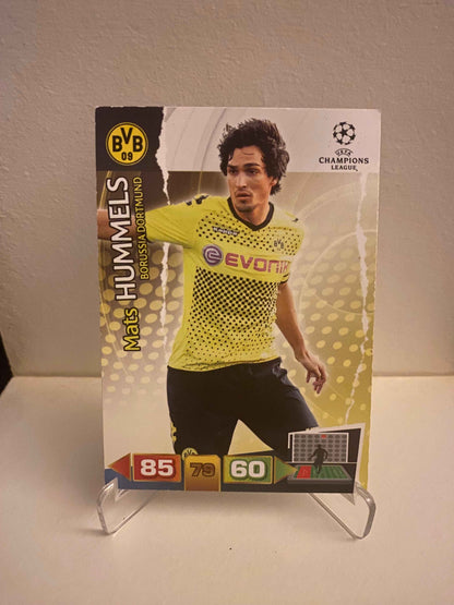 Fodbold kort Panini Adrenalyn XL UEFA Champions League 2011/2012 - Borussia Dortmund Mats Hummels - Pokedexet