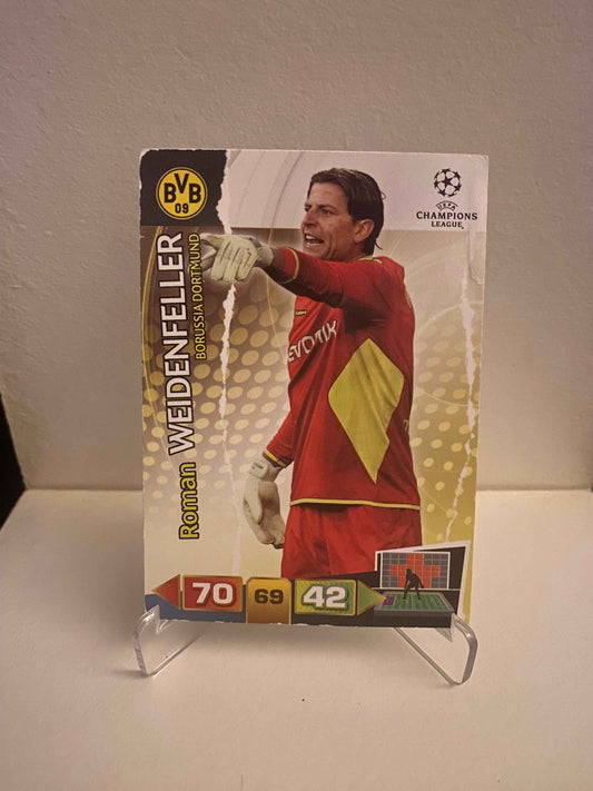 Fodbold kort Panini Adrenalyn XL UEFA Champions League 2011/2012 - Borussia Dortmund Roman Weidenfeller - Pokedexet