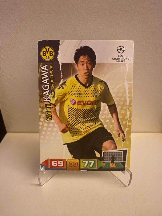 Fodbold kort Panini Adrenalyn XL UEFA Champions League 2011/2012 - Borussia Dortmund Shinji Kagawa - Pokedexet